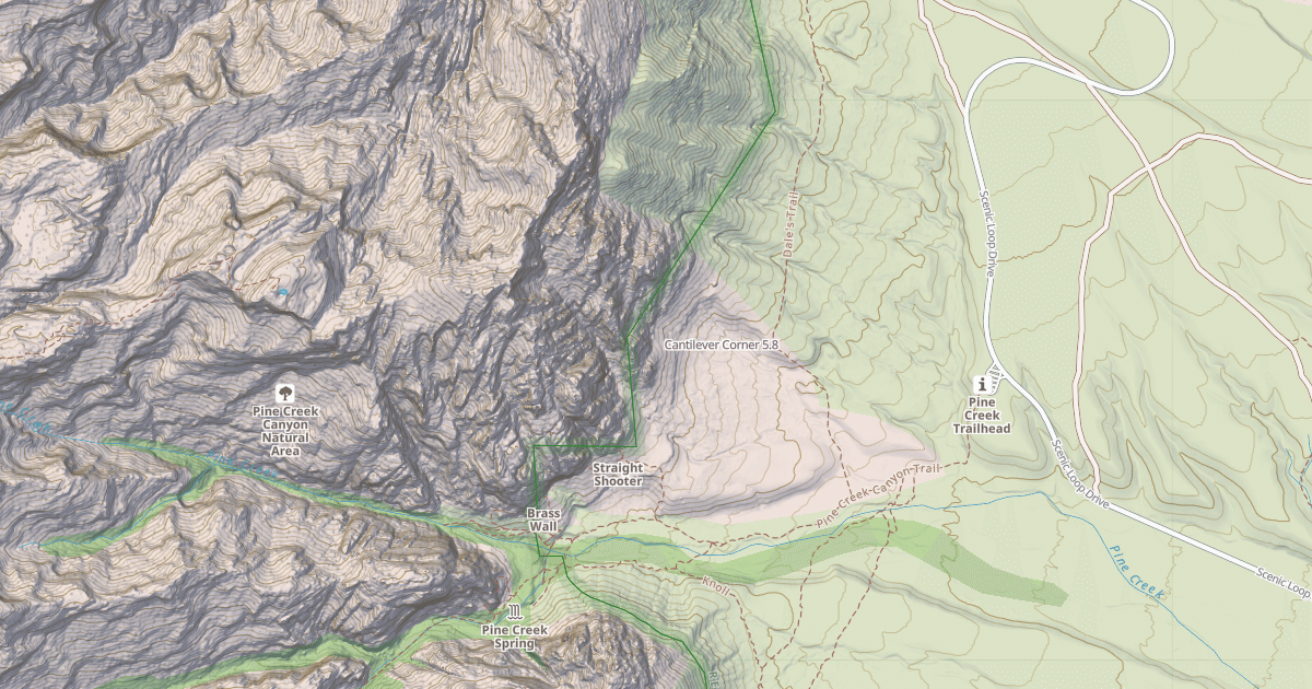 Map preview of Cantilever Corner