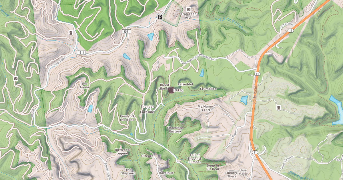 Map preview of Jet Lag