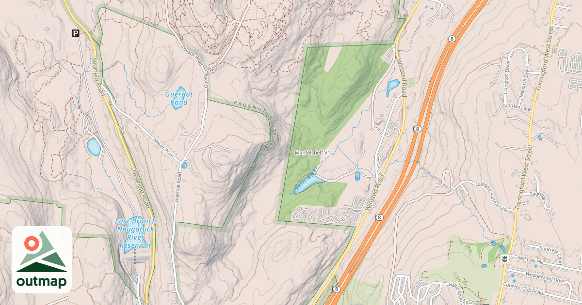 Map of Mantelshelf