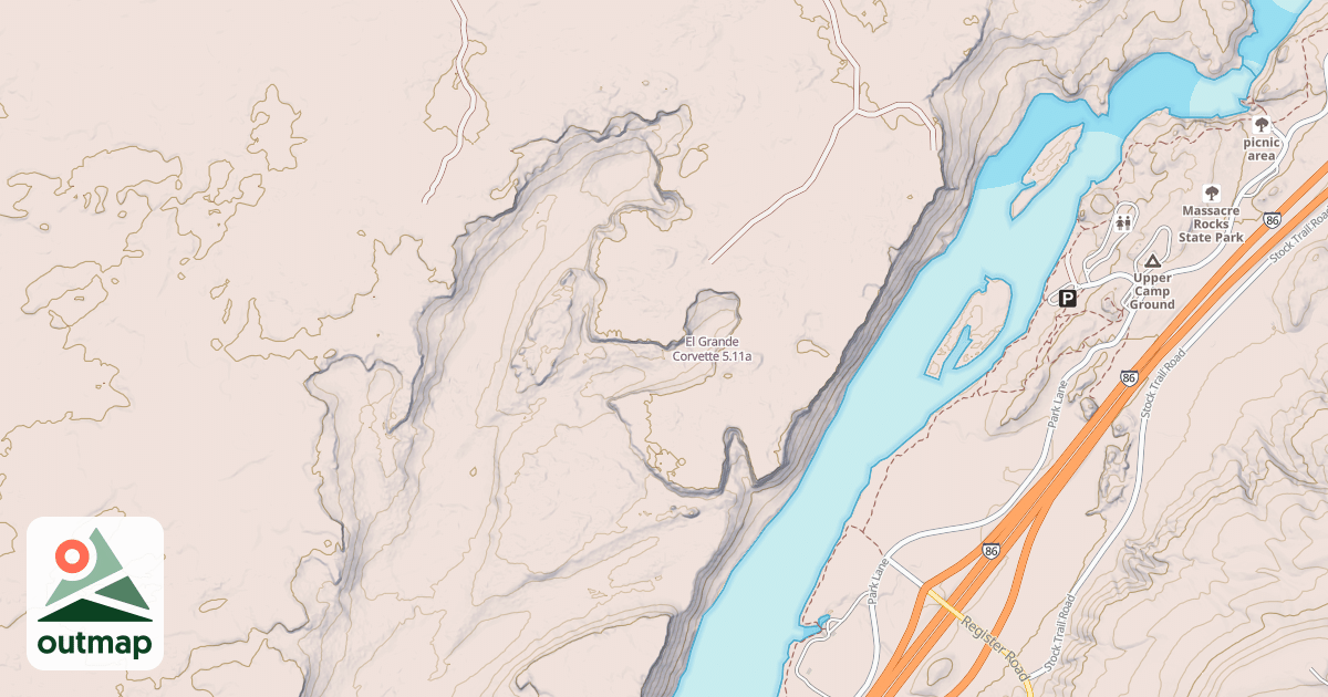 Map of El Grande Corvette