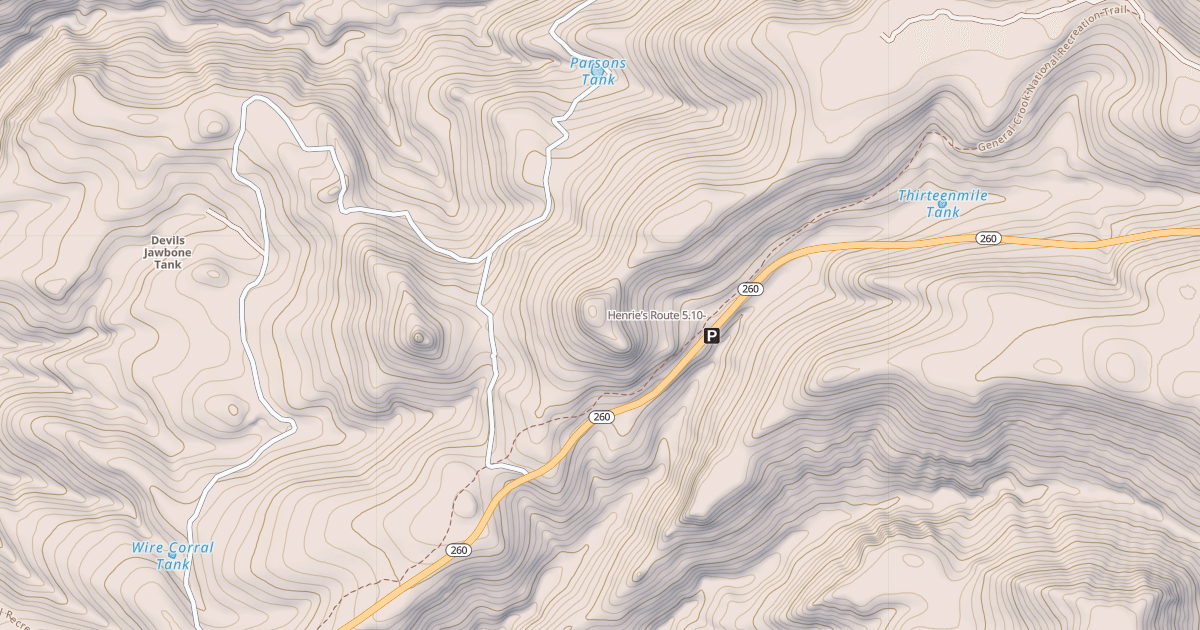 Map preview of Henrie’s Route