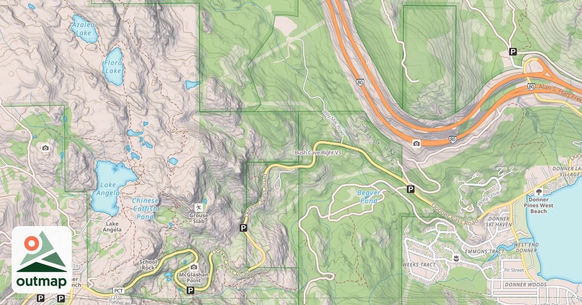 Map of Bush Cave Right