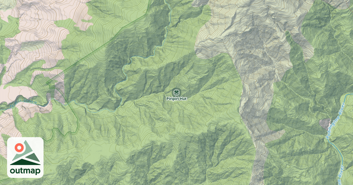 Map of Piripiri Hut