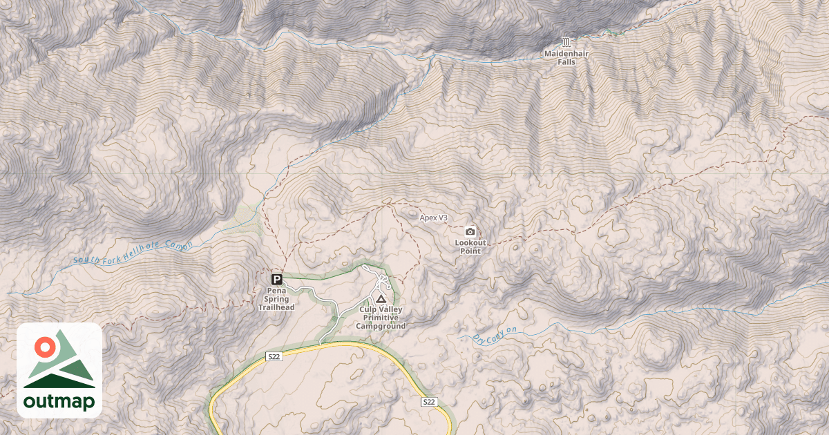 Map of Apex