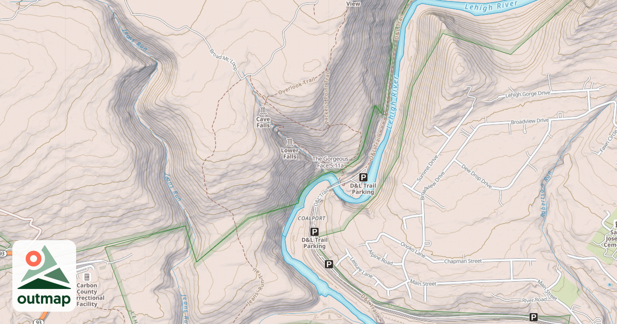 Map of The Gorgeous Face