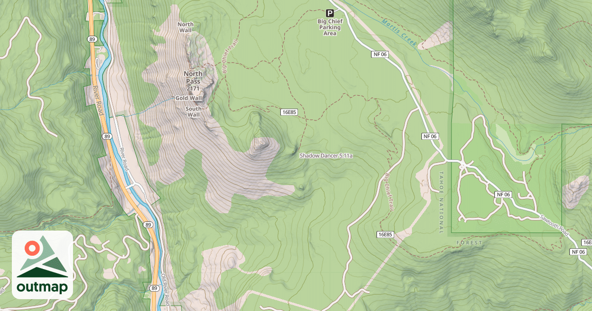Map of Shadow Dancer