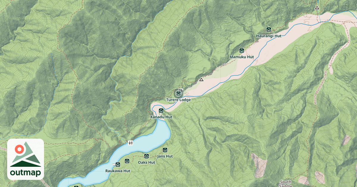 Map of Turere Lodge