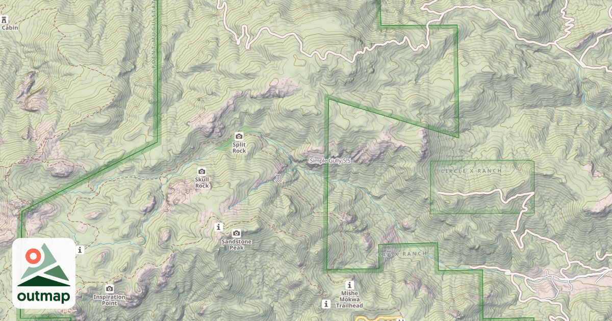 Map of Simple Gully
