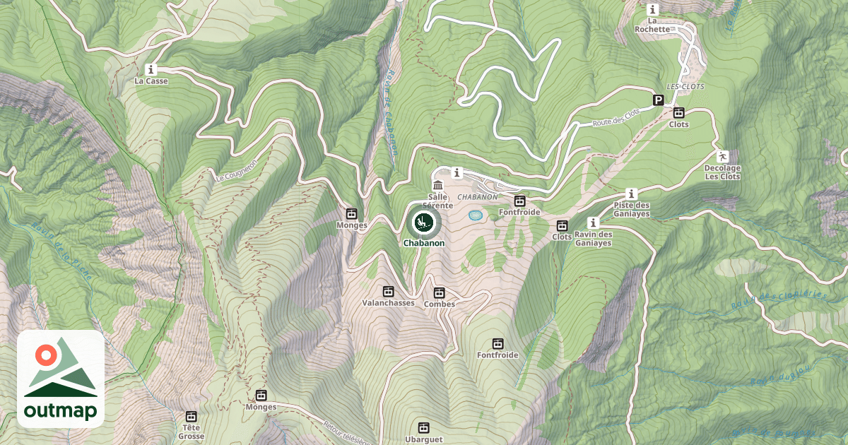 Map of Chabanon