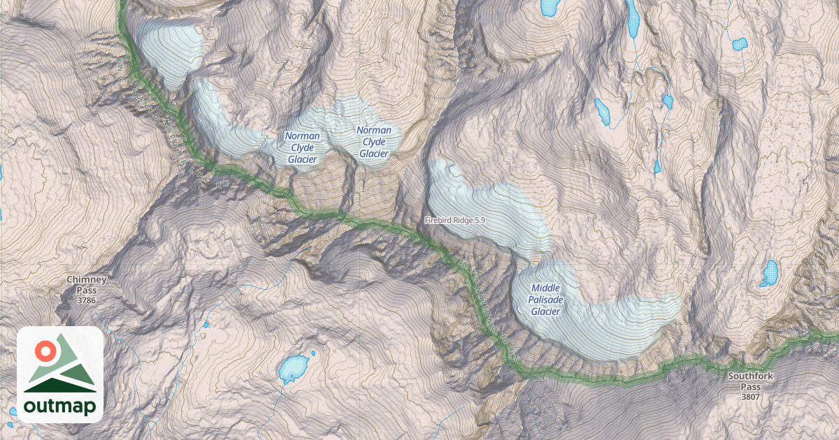 Map of Firebird Ridge