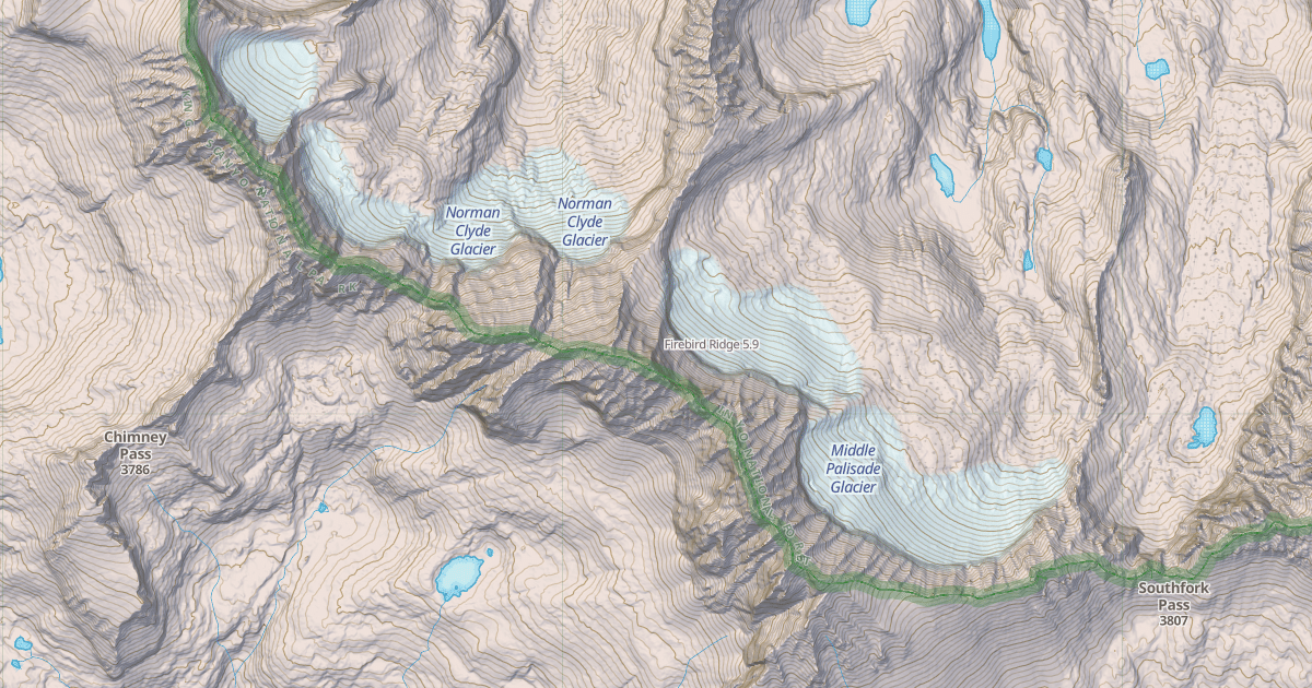 Map preview of Firebird Ridge