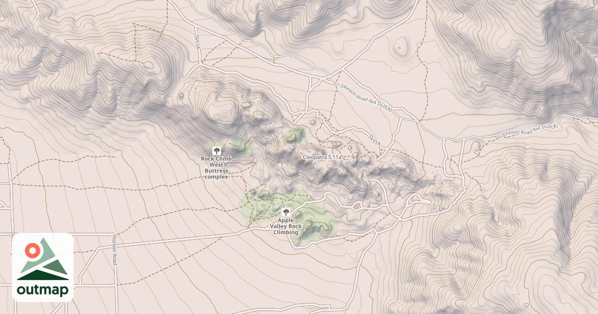 Map of Cleopatra