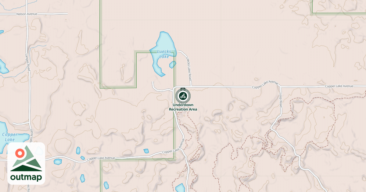 Map of Underdown Recreation Area