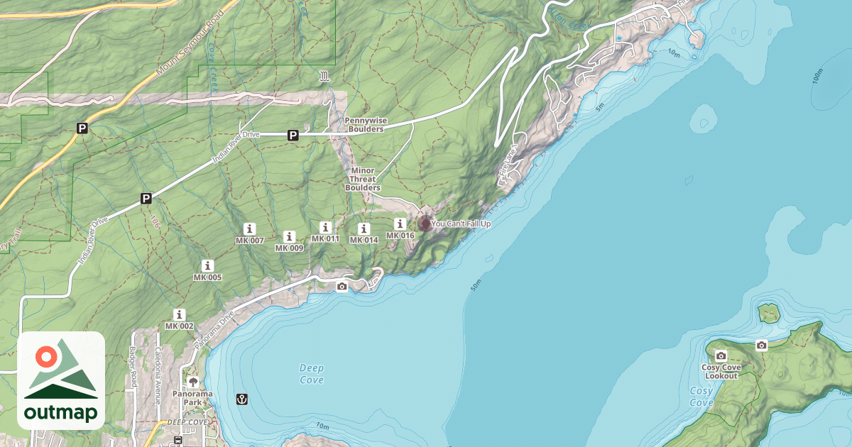 Map of You Can't Fall Up