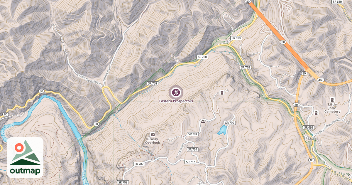 Map of Eastern Prospectors