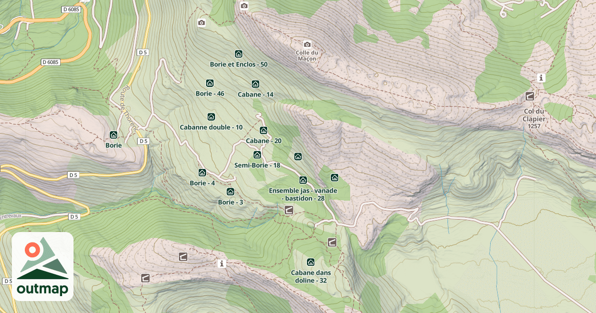 Map of Grande bergerie - 22