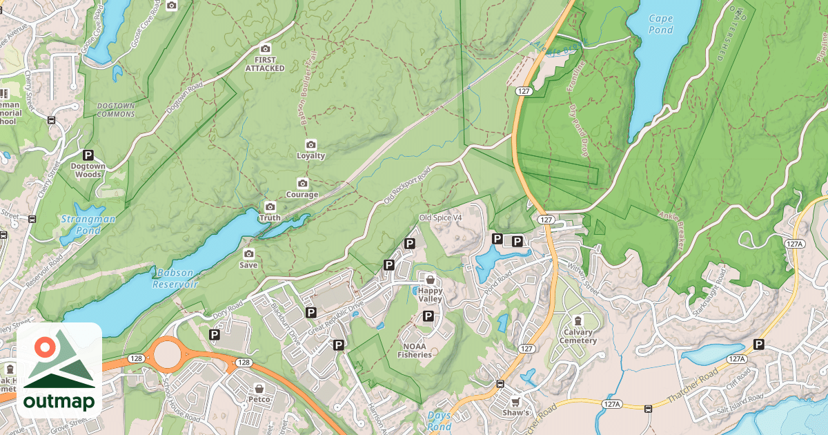 Map of Old Spice