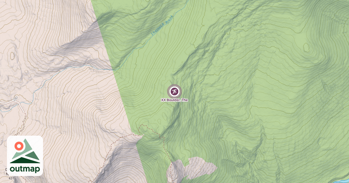 Map of XX Boulder, The