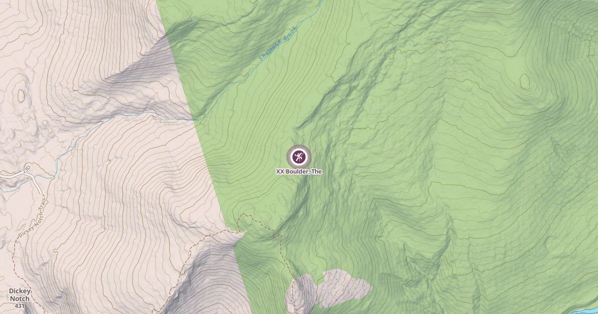 Map preview of XX Boulder, The