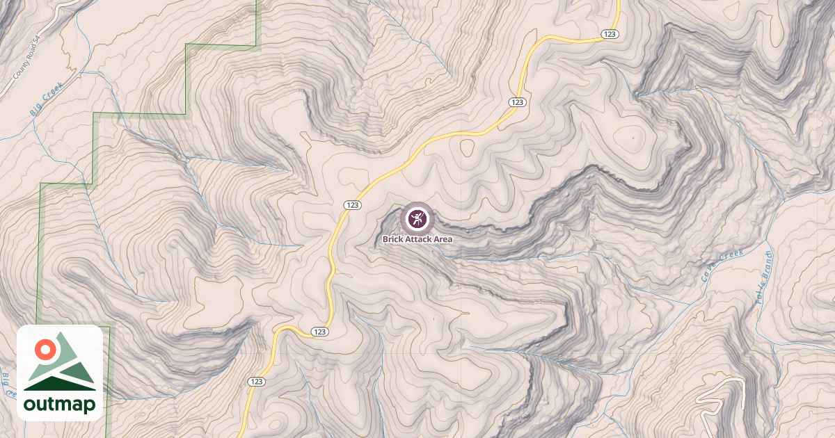 Map of Brick Attack Area