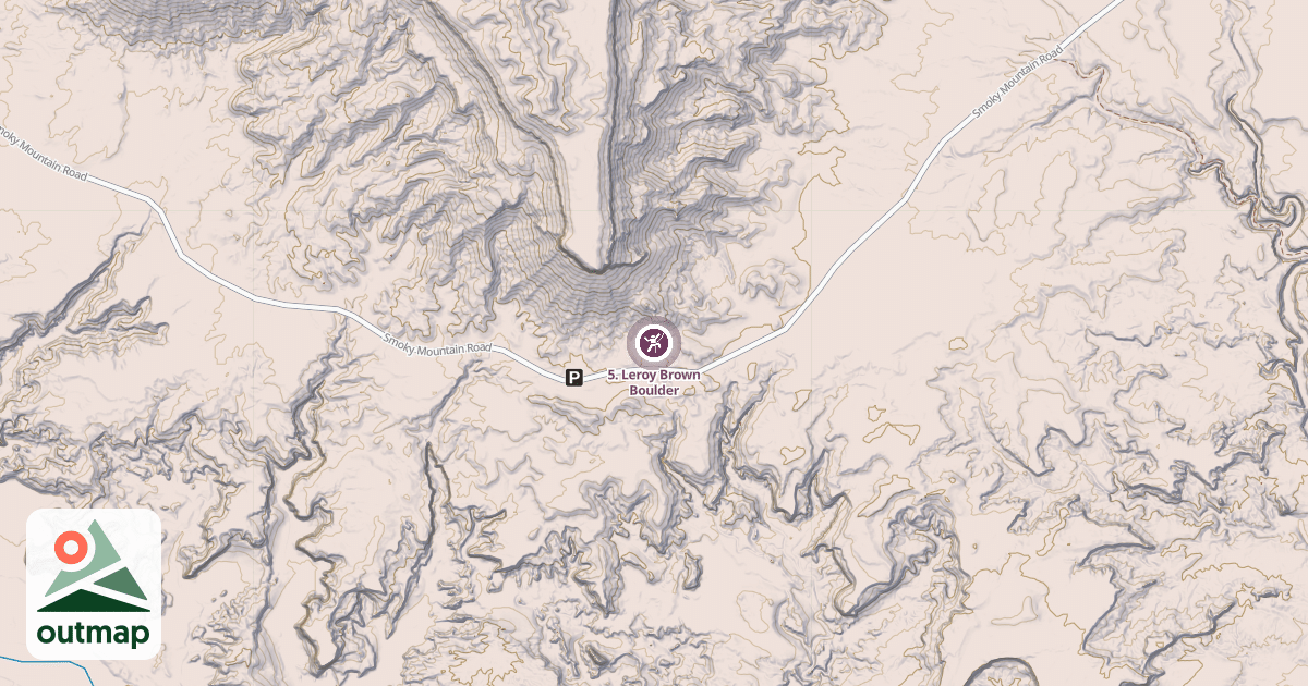 Map of 5. Leroy Brown Boulder