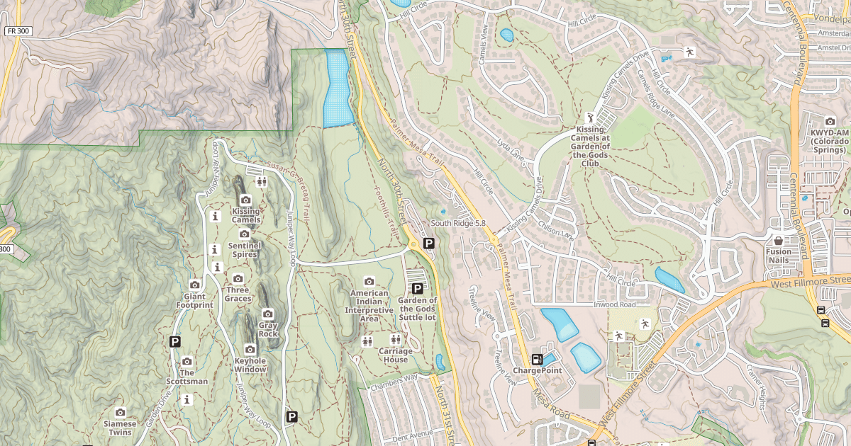 Map preview of South Ridge