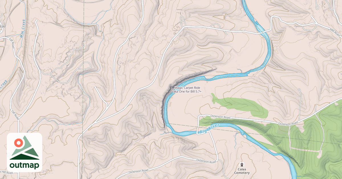 Map of Magic Carpet Ride aka One for Bill