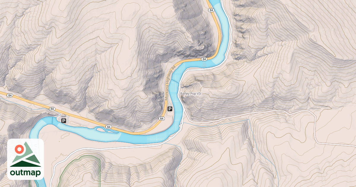 Map of Barley Pop