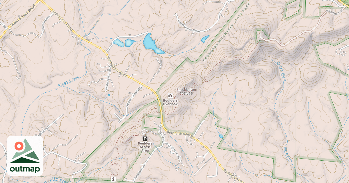 Map of Shoulder Jam SDS
