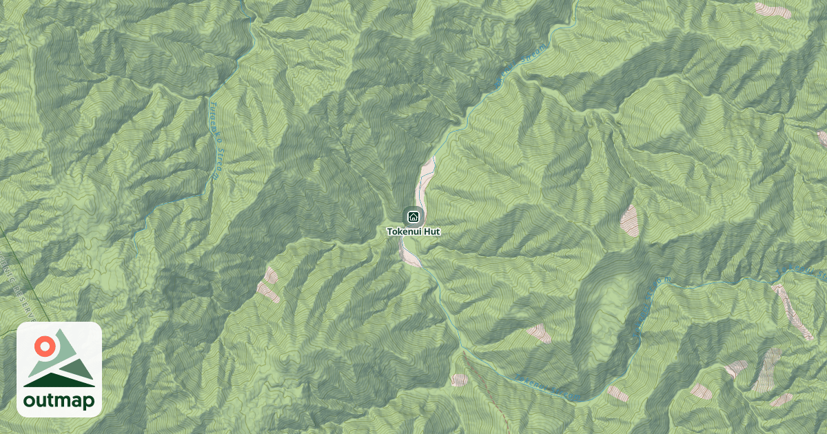Map of Tokenui Hut