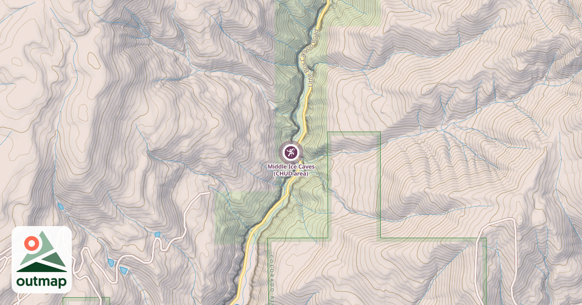 Map of Middle Ice Caves (CHUD area)