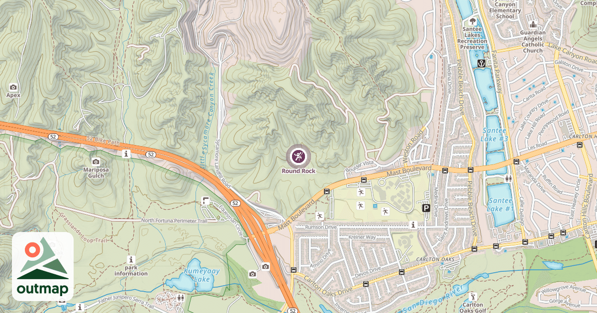 Map of Round Rock