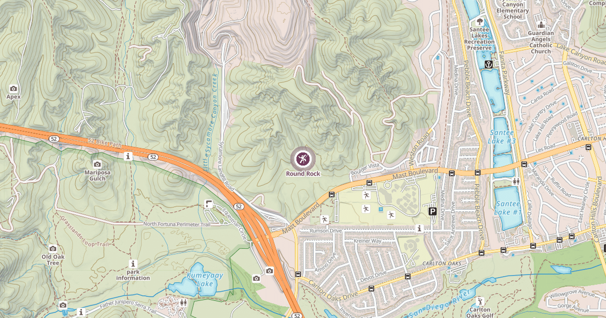 Map preview of Round Rock