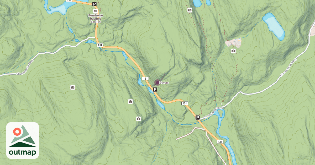 Map of Davers
