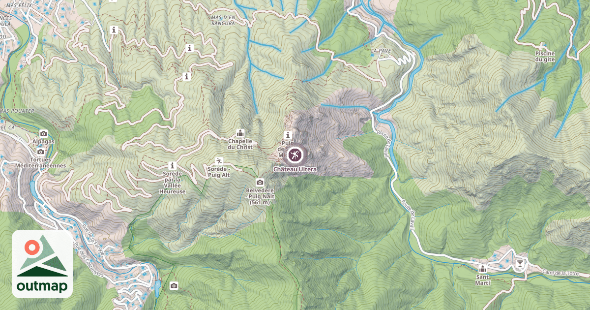 Map of Château Ultera