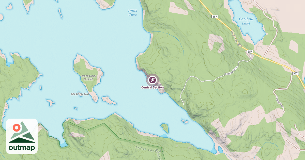 Map of Central Section