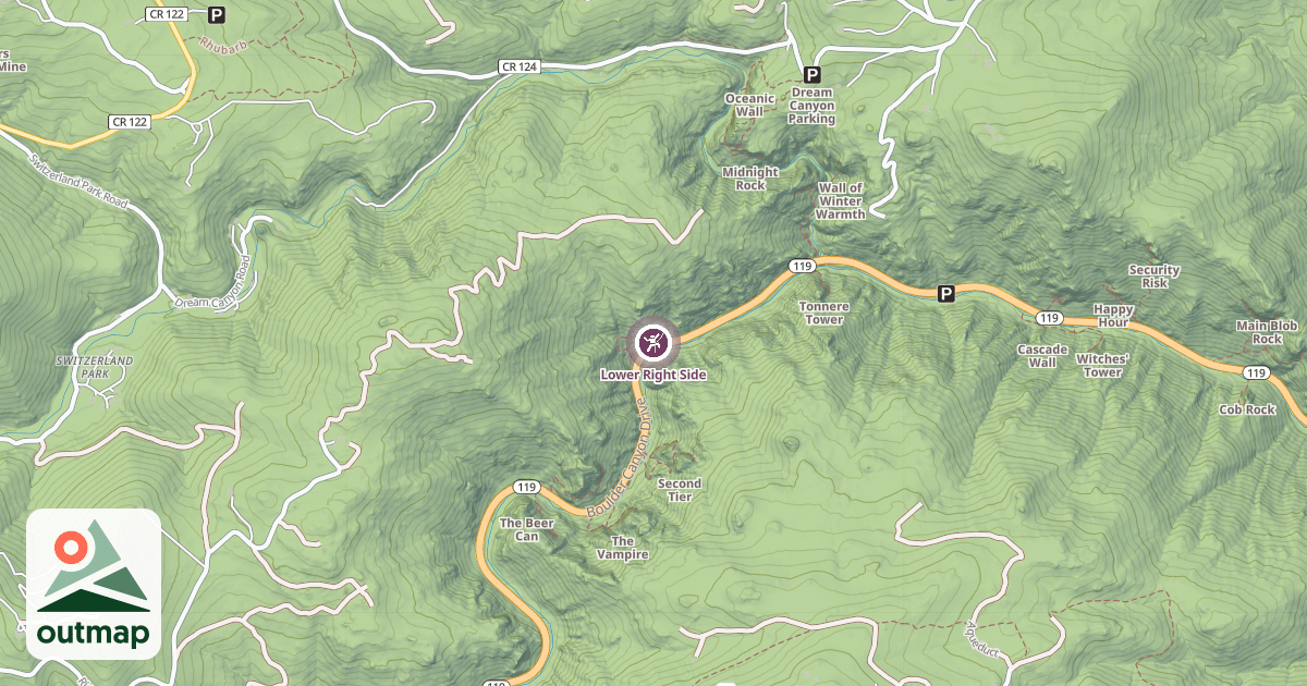 Map of Lower Right Side