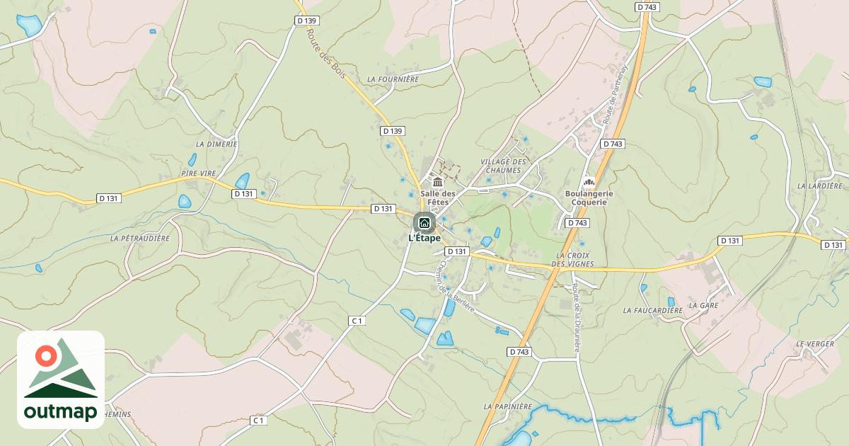 Map of L'Étape