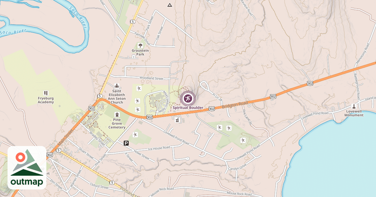 Map of Spiritual Boulder