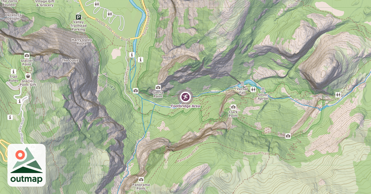 Map of Footbridge Area