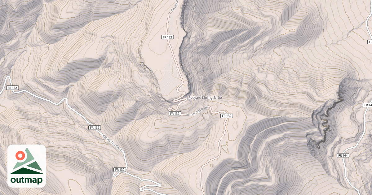 Map of Rudyard Kipling