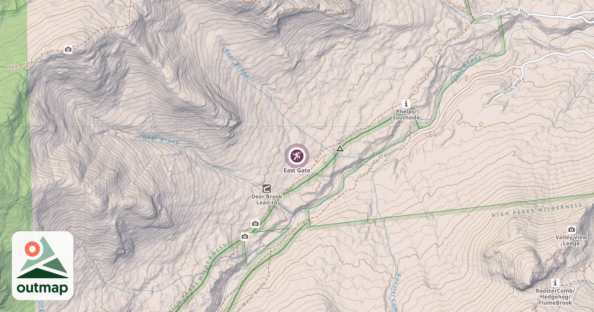 Map of East Gate