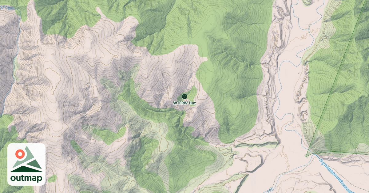 Map of WTFRW Hut
