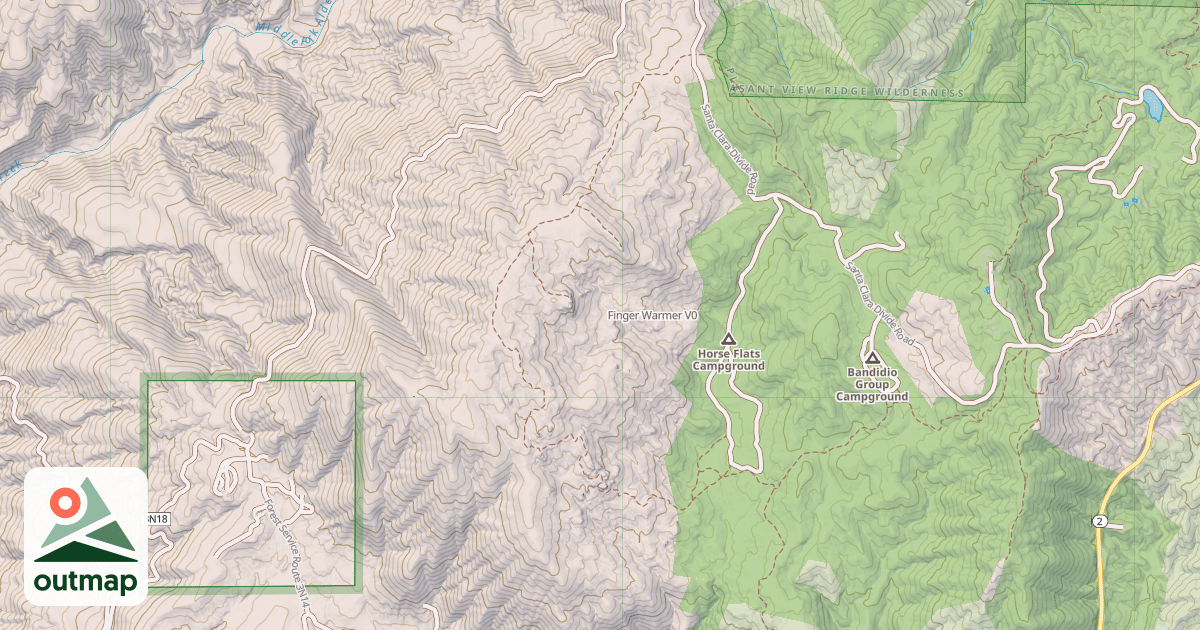 Map of Finger Warmer