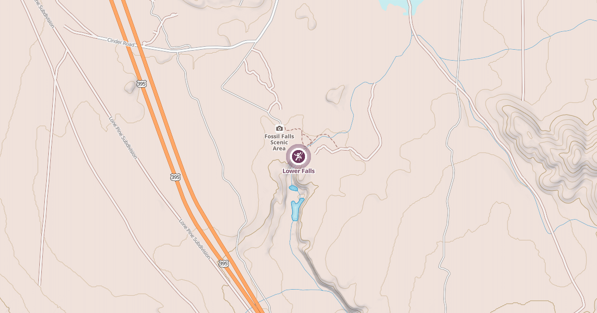 Map preview of Lower Falls