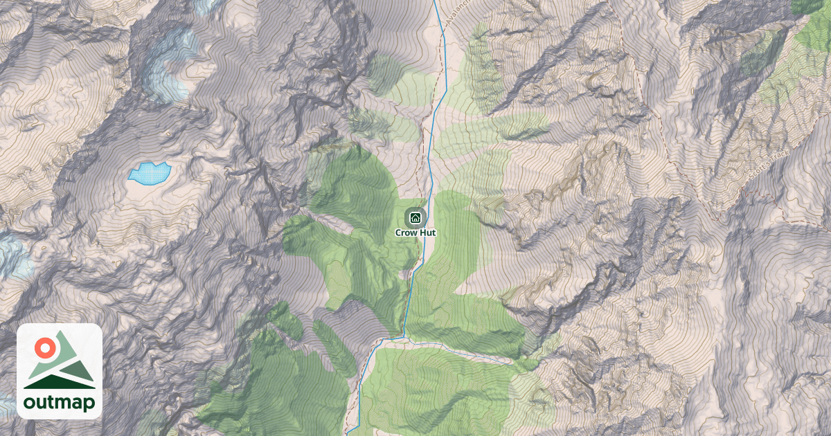 Map of Crow Hut