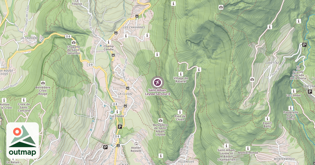 Map of Saint-Alban-Leysse Secteur 4