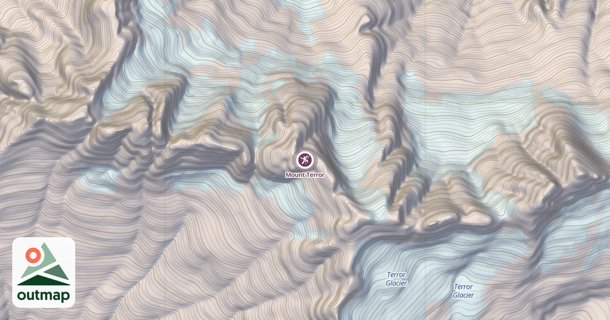 Map of Mount Terror