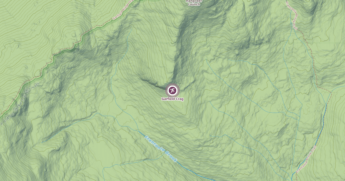 Map preview of Garfield Crag