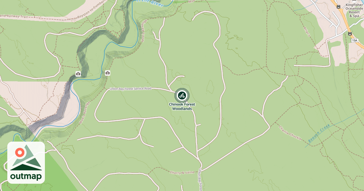 Map of Chinook Forest Woodlands
